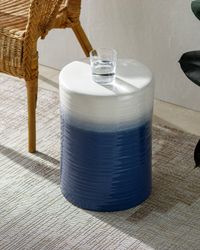 Waverly Outdoor Stool, Denim