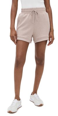 Varley Ollie High Rise Shorts 3.5 Taupe Marl S