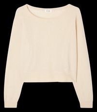 American Vintage - Pull ample en laine mélangée - Taille M/L - Beige