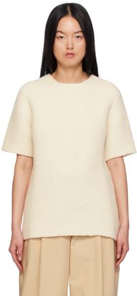 Jil Sander Off-White Gauze T-Shirt