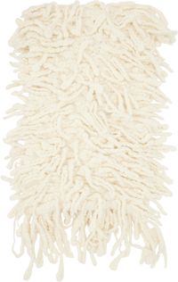Ann Demeulemeester Off-White Sanra Fringed Stole Scarf