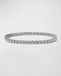 18k White Gold Diamond Tennis Bracelet, 7.19tcw