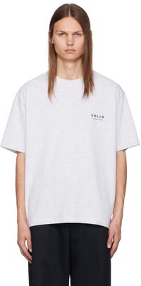 Solid Homme Gray 'Commuter' T-Shirt