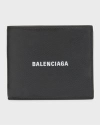 Men's Cash Square Folded Coin Wallet Used Effect