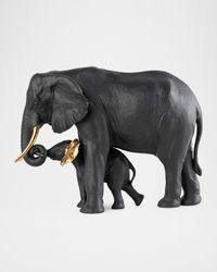 Limited Edition Leading the Way Elephants Sculpture