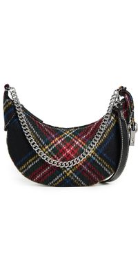 Polo Ralph Lauren Tartan Polo ID Mini Chain Crossbody Bag Red/Black Multi One Size