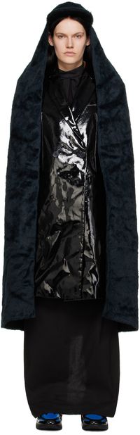 Raf Simons Navy Cape Cap