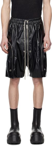 Rick Owens Black Hollywood Bauhaus Bela Shorts