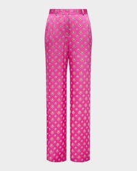 Southwestern Geometric Pilar Wide-Leg Pants