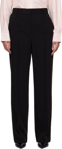 Dunst Black Straight Trousers