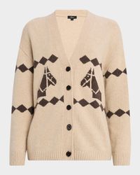 Jona Geometric Horse Cardigan