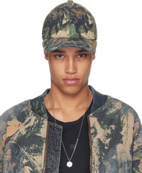 Acne Studios Khaki Cotton Ripstop Cap