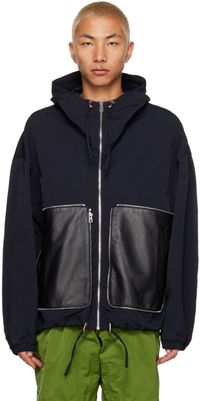 Bottega Veneta Navy Packable Jacket
