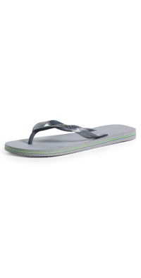 Havaianas Brazil Flip Flops Steel Grey 13