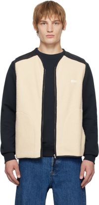 A.P.C. Off-White Nate Brodé Vest