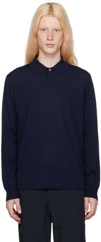 NORSE PROJECTS Navy Jon Polo