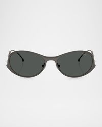 Men's DL1014 Oval Sunglasses