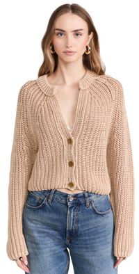 Free People Sweet Nothing Cardi Sandcastle M