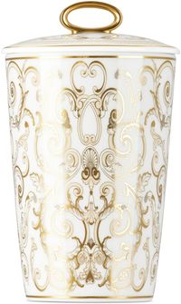 Versace Bougie parfumée blanche à motif Medusa Gala - Rosenthal