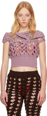 Isa Boulder SSENSE Exclusive Purple Chunky Tank Top