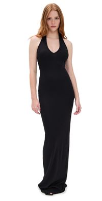 Éterne Halter Maxi Dress Black XS