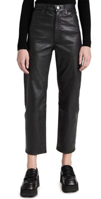 SPRWMN Straight Leg Leather Pants Black L