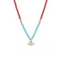 Nilai - Collier plaqué or capri summer - Taille Unique - Multicolore