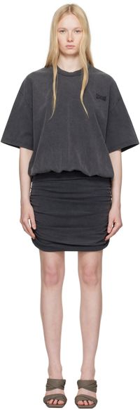 alexanderwang.t Gray Pre-Styled T-Shirt Minidress