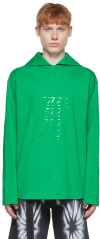 We11done Green Cotton Henley