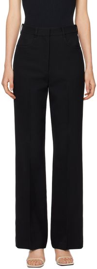 Róhe Pantalon droit noir