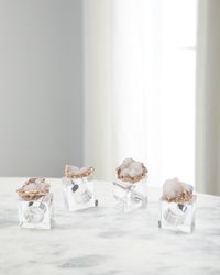 Geode Napkin Rings, Set of 4