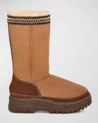 Trailgrazer Suede Shearling Tall Boots