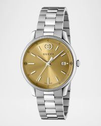 G-Timeless Stainless Steel Bracelet Watch, 38mm