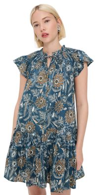 Cleobella Lydia Mini Dress Magnolia Floral Print L