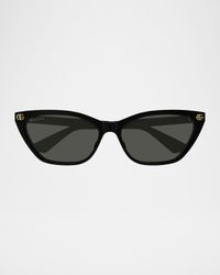 GG Logo Cat-Eye Sunglasses
