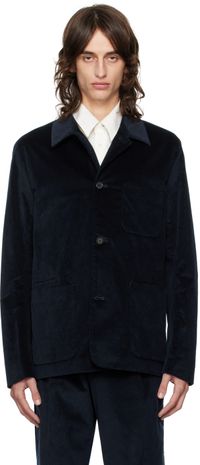 Paul Smith Veston bleu marine à col classique