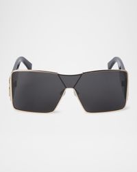 Men's Aspen Metal and Plastic Shield Sunglasses