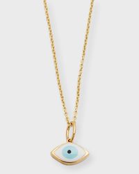 Medium Enamel Evil Eye Necklace