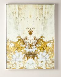 Gilded Ivory Giclee on Canvas Wall Art