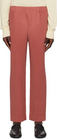 HOMME PLISSÉ ISSEY MIYAKE Red Ronan Bouroullec Edition RB_Color Palette 2 Trousers