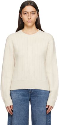 rag & bone Off-White Durham Sweater