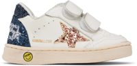 Golden Goose Baby White Ball Star Strap Sneakers