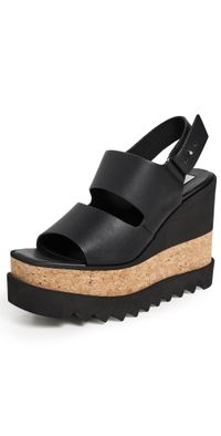 Stella McCartney Sneakelyse Alter Sporty Mat Sandals Black 36