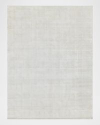 Camora Hand-Loomed White Rug, 12' x 15'