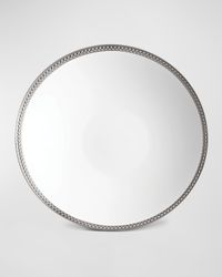 Soie Tressee Platinum-Plated Soup Plate