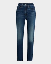 Flexi Wren High-Rise Slim Straight Jeans