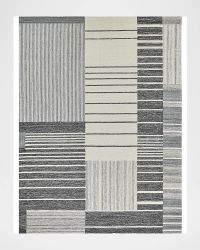 Castine Hand-Tufted Gray Rug, 4' x 6'