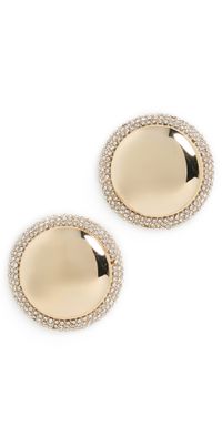 BaubleBar Statement Stud Earrings Clear One Size