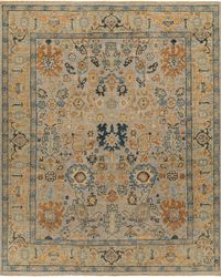 Ruby Hand-Knotted Rug, 8' x 10'