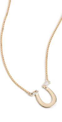 Jennifer Zeuner Jewelry Maverick Necklace White Sapphire One Size